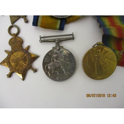 127 - Three groups of WW1 Victory British War and 1914-1915 Star medals, one set inscribed 1442 PTE T Atki... 