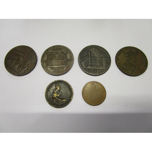 134 - Tokens - three 18th century Bath tokens to include a Payne and Turner, Bath, Silversmiths Alfred Ye ... 