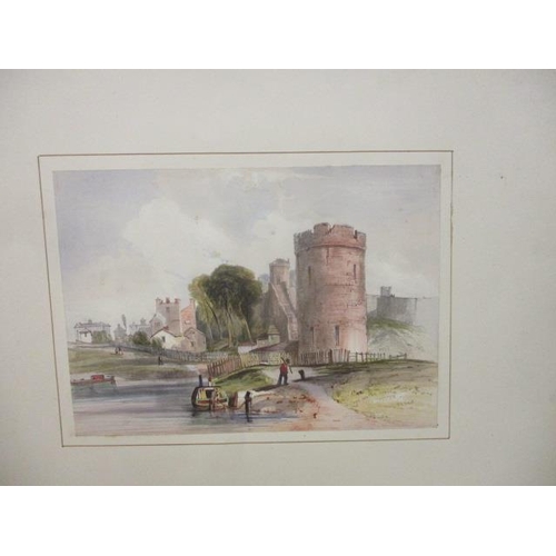 274 - 'Antiquities of Chester by J S Prout', twenty one prints contained in a green fabric and card folio;... 