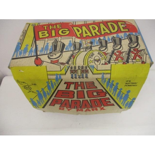 35 - A Marx The Big Parade, plastic, battery operated toy, 12