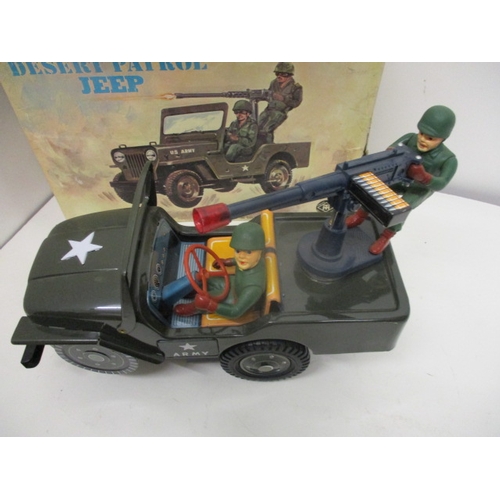 21 - A Japanese JTA Desert Patrol Jeep 3672, battery operated, 11