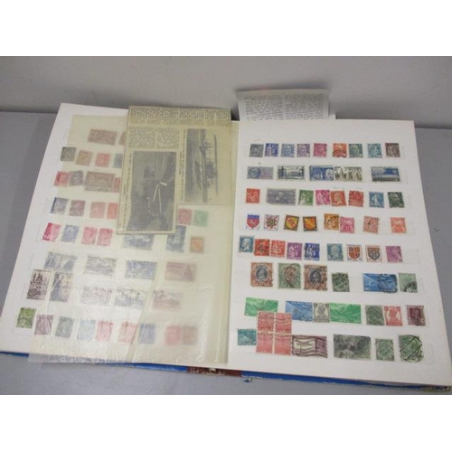 186 - A stamp album containing stamps from around the world