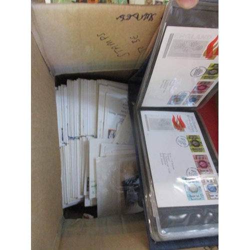 336 - Postage stamps from around the world in albums and loose and First Day covers