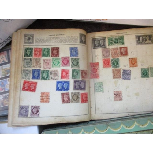 336 - Postage stamps from around the world in albums and loose and First Day covers