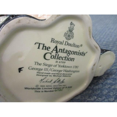 298 - A Royal Doulton double sided character jug, 7