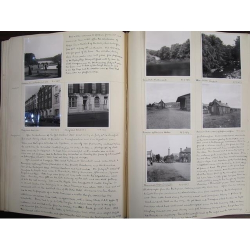 103 - A group of seven albums circa 1923-1962, recording in text and fully illustrated with photographs, t... 