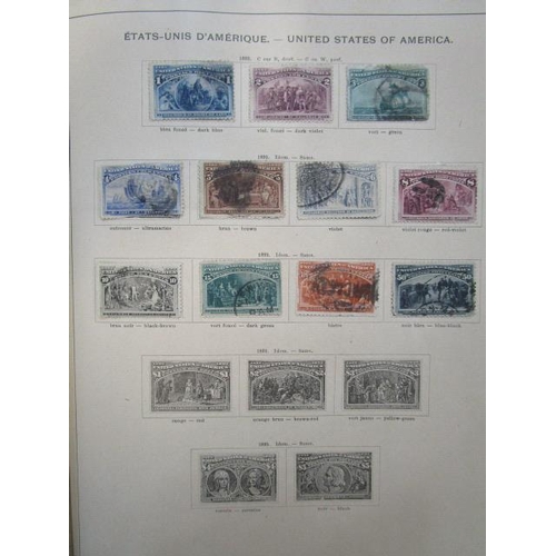 108 - A late 19th/early 20th century stamp album edited by Richard Senf containing various 19th century an... 