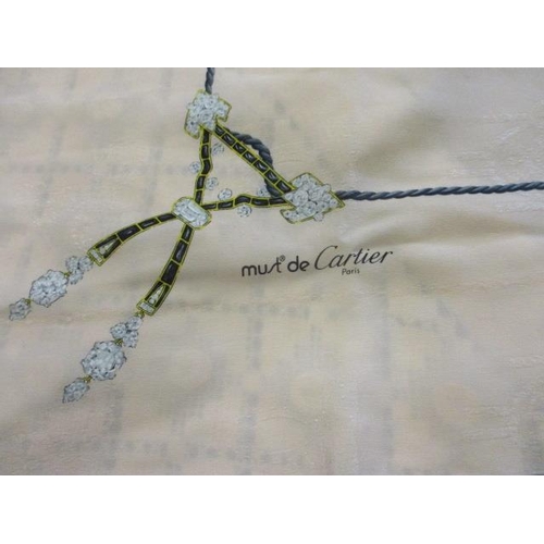 98 - A Must de Cartier silk scarf, 33