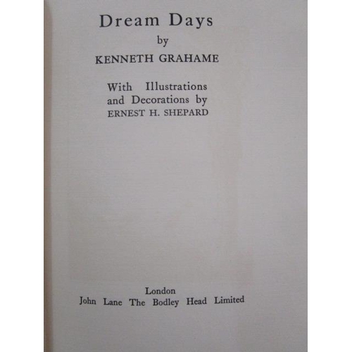 117 - Dream Days - Kenneth Graham illus Ernest H Shepard, large paper edition printed on rag paper, 1st Ed... 