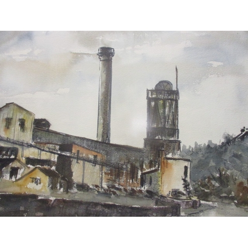 134 - Ashley Jackson - 'Caphouse Colliery, Overton, Nr Wakefield' watercolour signed lower right, 22