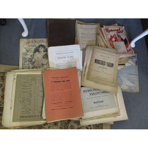 501 - A selection of sheet music to include Santa Rosa Waltz,  Treasure Island and others