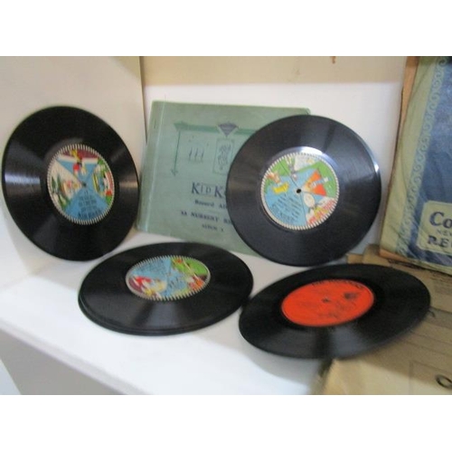 117 - Mixed 78rpm records and childrens 45rpm records and others to include Rupert and the Frog Song We al... 