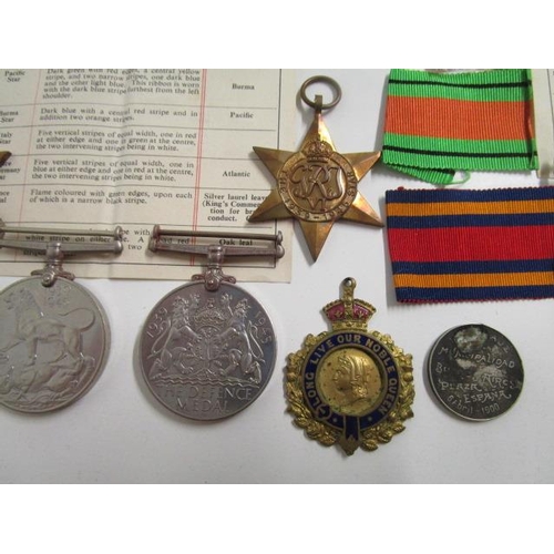 311 - A World War II Burma Star four-medal campaign group in original OHMS card box as issued, named to A ... 