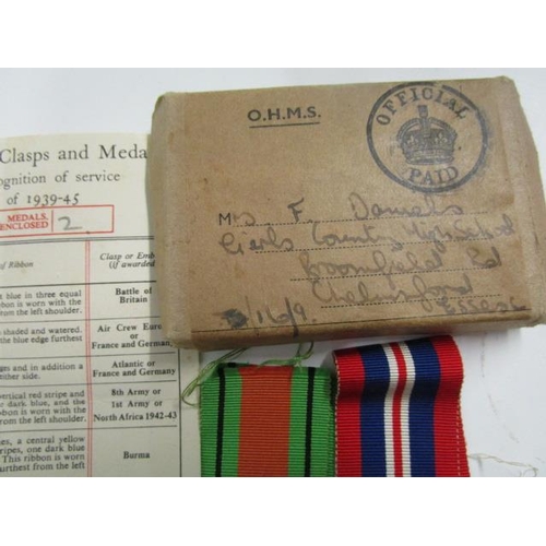 311 - A World War II Burma Star four-medal campaign group in original OHMS card box as issued, named to A ... 