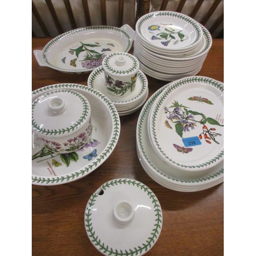 239 - Portmeirion Botanic Gardens tableware