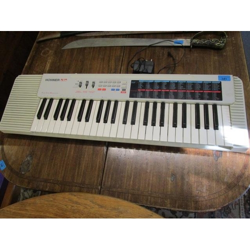 341 - A Hohner PSK20 piano keyboard