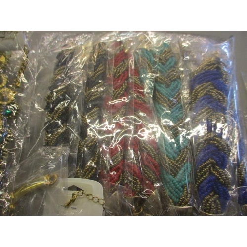 368 - A quantity of modern Eastern style fashion jewellery, mainly necklaces, with paste stones