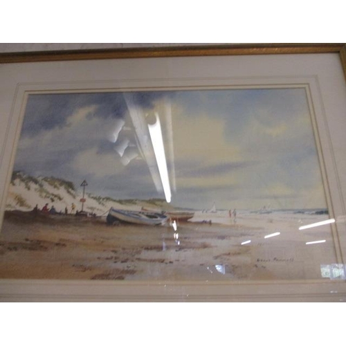 372 - Denis Pannett - 'The Misbourne near Shardeloes', a watercolour, 20 1/2