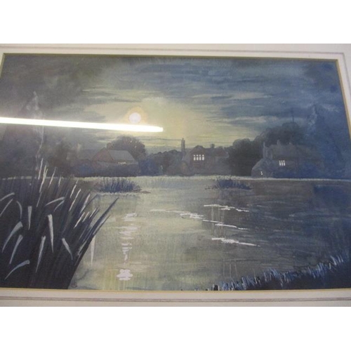 373 - Janet Pidoux - 'Penn Pond near Beaconsfield', pastel, 13