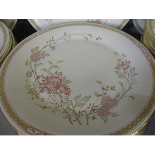 384 - A Royal Doulton 'Lisette' - The Romance Collection, part tea and dinner service