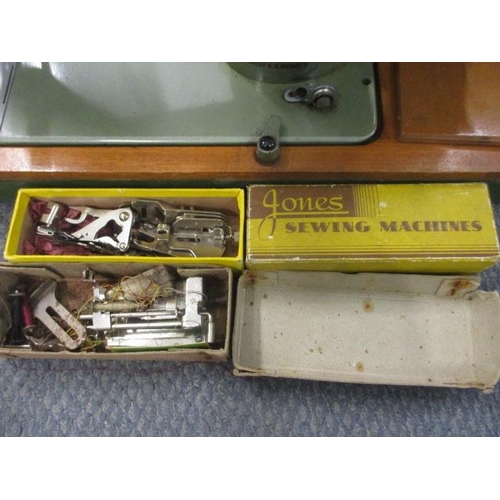 212 - A vintage Jones sewing machine