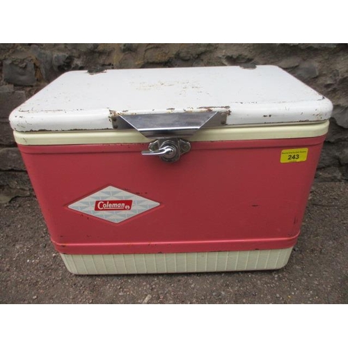 243 - A Coleman Cooler in original card box