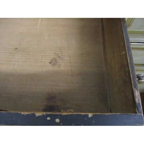 303 - An early 20th century French painted chest of drawers