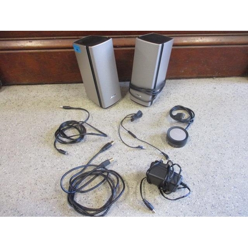 A Bose Companion 20 Multimedia speaker system, grey