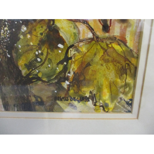 68 - Penny Buglass - Autumn Leaves, a watercolour 19 1/2