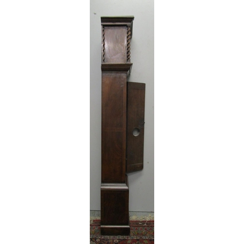 84 - A Victorian Granddaughter clock in the style of an early 18th century long case clock. The case havi... 