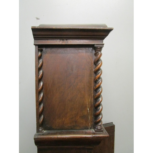 84 - A Victorian Granddaughter clock in the style of an early 18th century long case clock. The case havi... 