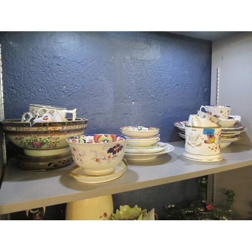 445 - A quantity of mainly early 19th century English earthenware and porcelain tableware, together with a... 