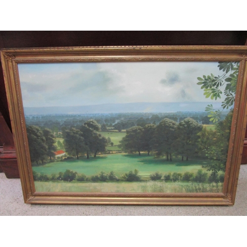 121 - Sidon '74 - 'Pewsey Vale' oil on canvas, signed and dated lower right 24