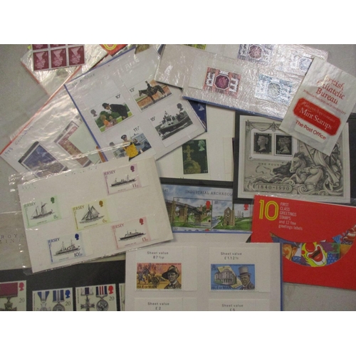 166 - A quantity of First Day Cover albums with contents, loose stamps and proof sets
Location: 4:1