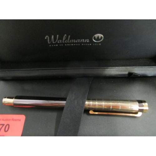 270 - A Mont Blanc Generation propelling pencil, a Conway Stewart Dinky fountain pen with 14ct gold nib, a... 