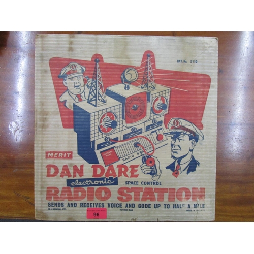 96 - Circa 1950 a Dan Dare electronic space control radio station merit toy, in box
Location: 1:4