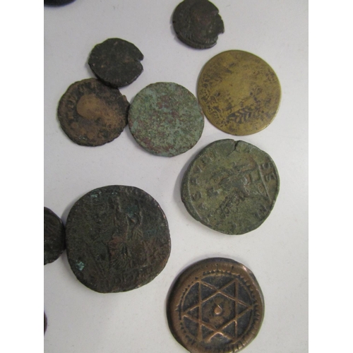 99 - A quantity of ancient coins, various properties to include Roman coins
Location: PORT