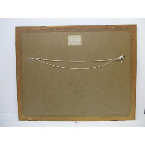 122 - David Napp - 'Carces: Provence', a town scene with an orchard to the foreground, pastel signed and d... 