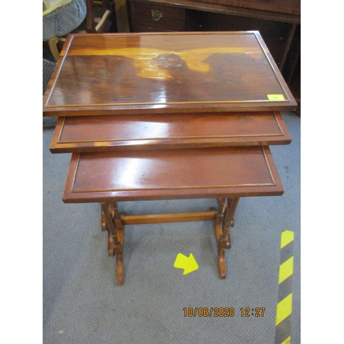 81 - A Burton reproduction nest of three yew tables A/F
Location: BWR