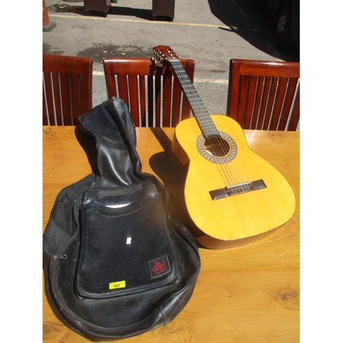 89 - A Palma acoustic guitar, together with a guitar case
Location: LWM