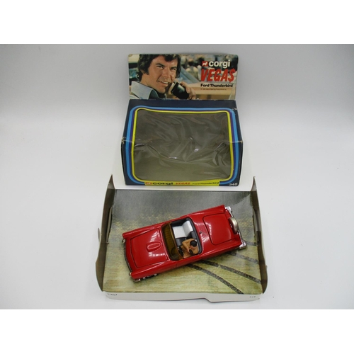 113 - A Corgi toys No. 348 Ford Thunderbird 'Vegas' complete with original display box