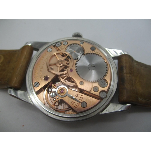 42 - An Omega manual wind, stainless steel gents wristwatch circa 1960, the calibre 285 movement numbered... 