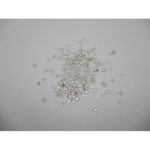 232 - A selection of loose round cut diamonds, 5.48ct total
Location: CAB