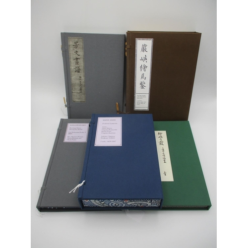 64 - Five Japanese Meiji period picture books (ehon), artists to include Kikuchi, Hobun, Kubota, Beisen, ... 