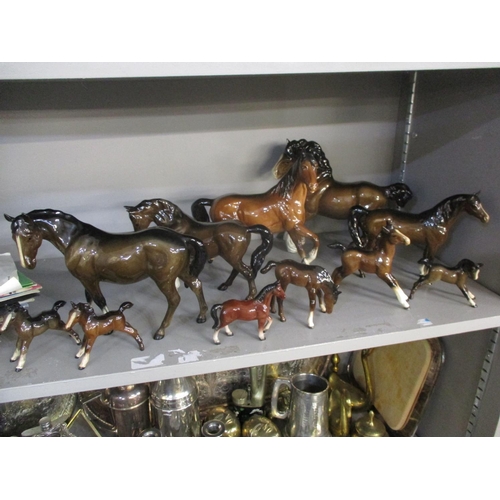 175 - A quantity of Beswick and other models of horses and foals
Location: 2.3