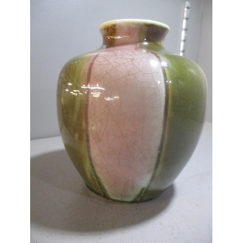 112 - A 19th century Chinese green and red glazed vase 11 1/2cm h
Location: 5.1