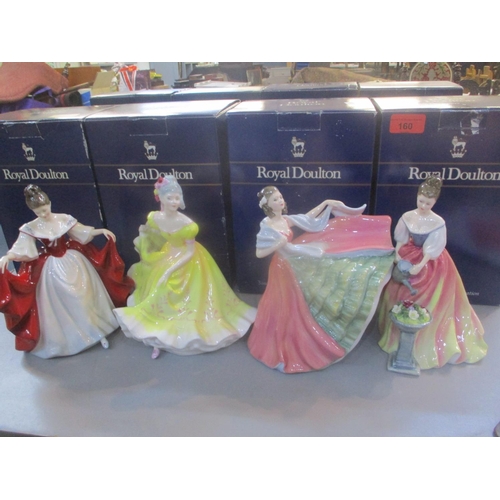 160 - Four boxed Royal Doulton figures to include Sara HN 2265, Ninette HN 2379, Ann 3259 and Alexandra HN... 