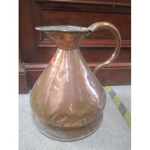 3 - A large Victorian copper jug 44cm high
Location: LAB