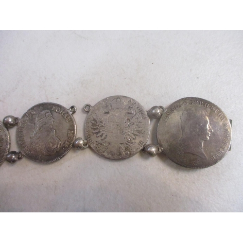 226 - 1773-1796 Order of Malta silver coin belt consisting of twenty coins to include a 1790 30 Tari, 1796... 