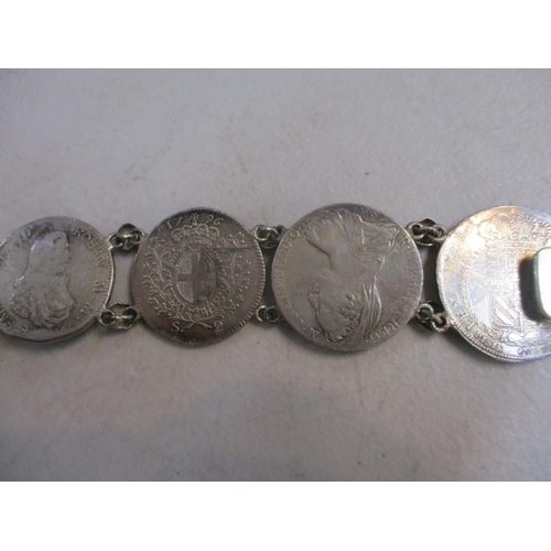 226 - 1773-1796 Order of Malta silver coin belt consisting of twenty coins to include a 1790 30 Tari, 1796... 